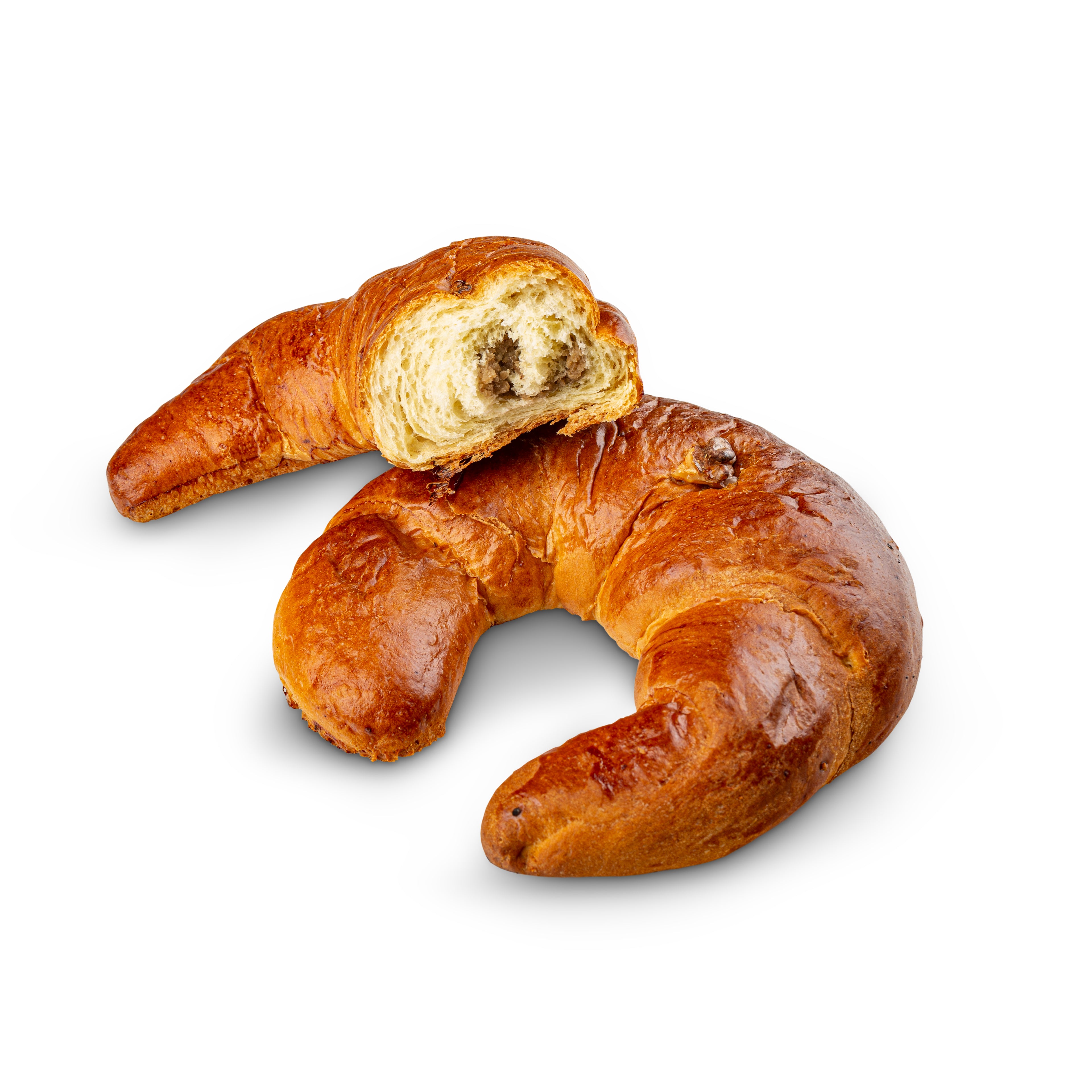 Corn umplut cu nucă - 100gr