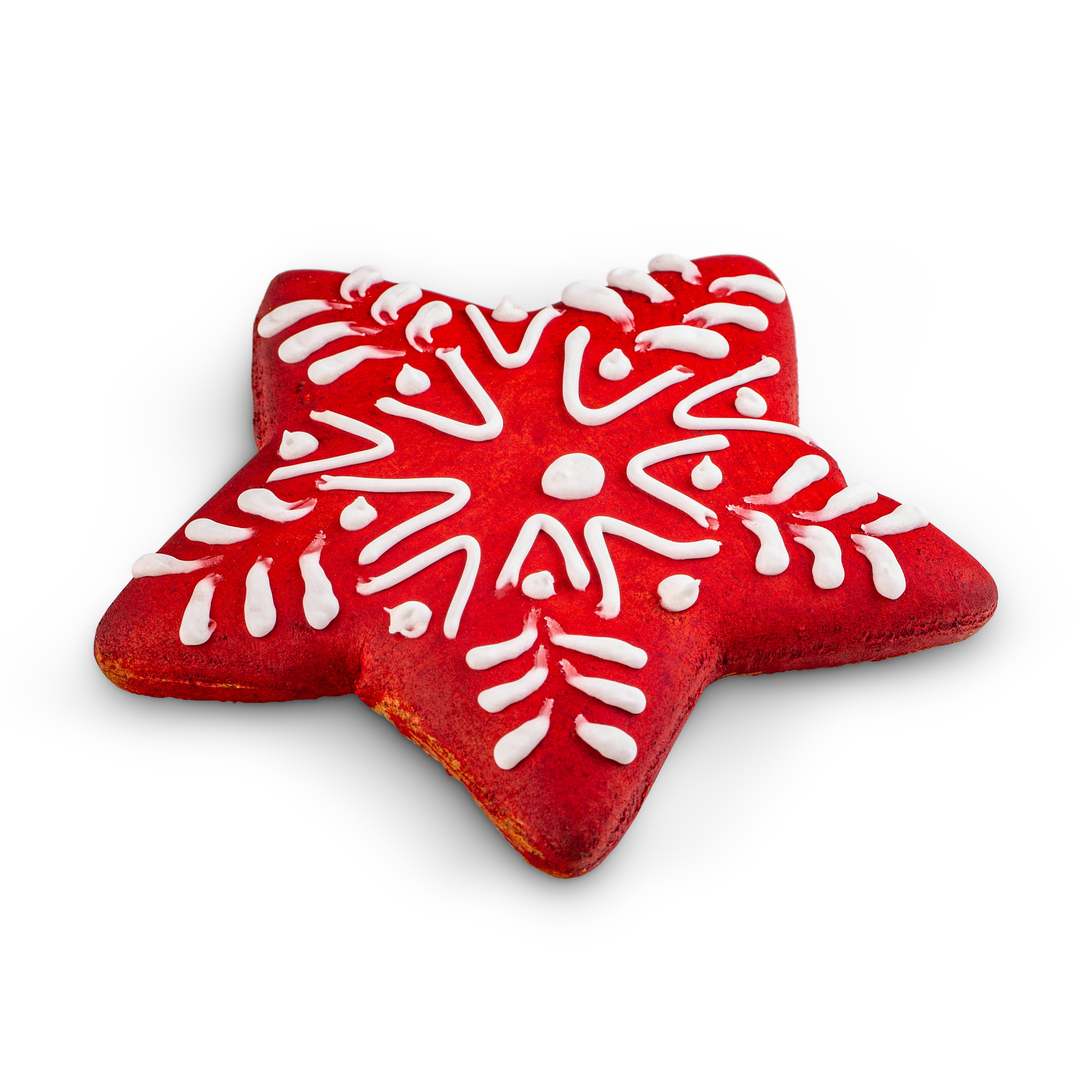 Turtă dulce figurină - Stea roșie - 40gr